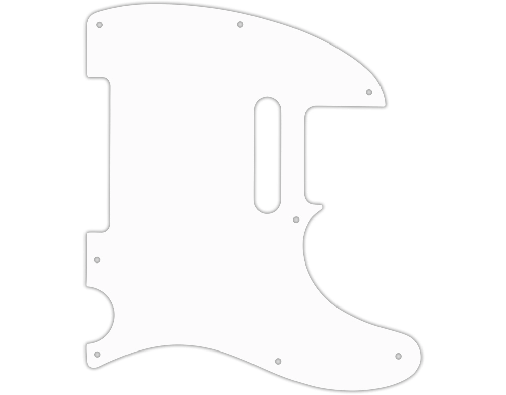 Pickguard for Fender 1954-Present USA or 2002-Present Made in Mexico Telecaster - White