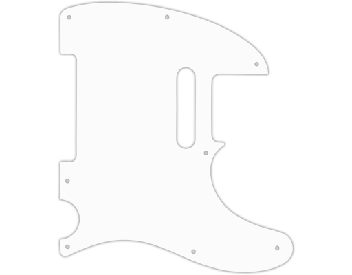 WD Music - Pickguard for Fender 1954-Present USA or 2002-Present Made in Mexico Telecaster - White