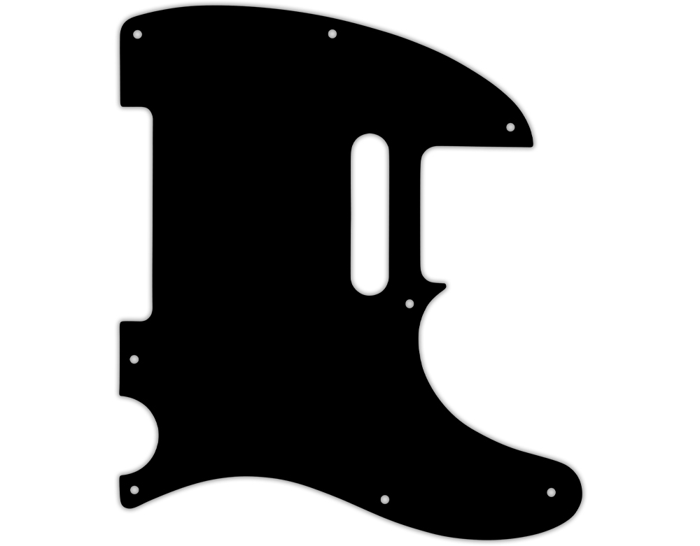 Pickguard for Fender 1954-Present USA or 2002-Present Made in Mexico Telecaster - Black/White/Black