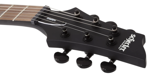Damien-6 Electric Guitar - Satin Black