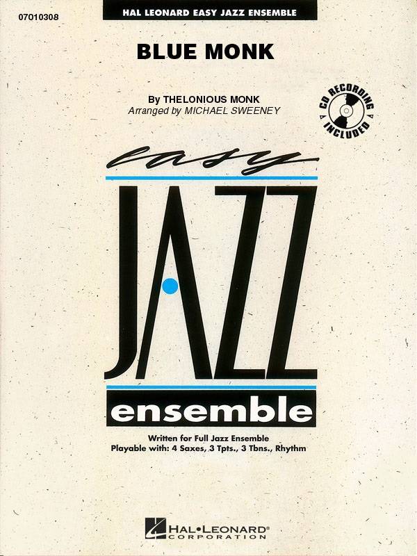 Blue Monk - Monk/Sweeney - Jazz Ensemble - Gr. 2