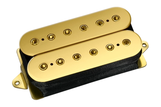 DiMarzio - Steve Vai Signature UtoPIA Bridge Humbucker Pickup - Gold Tops with Gold Poles