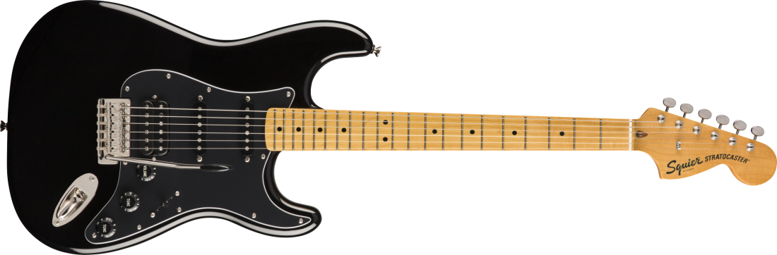 Classic Vibe \'70s Stratocaster HSS, Maple Fingerboard - Black