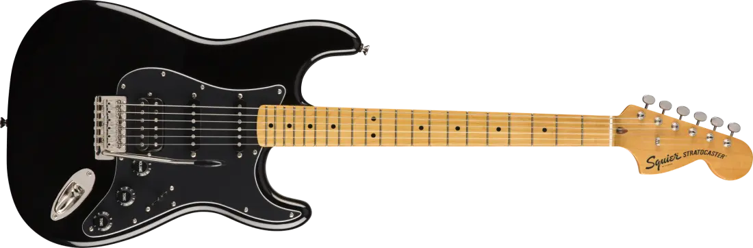 Classic Vibe \'70s Stratocaster HSS, Maple Fingerboard - Black