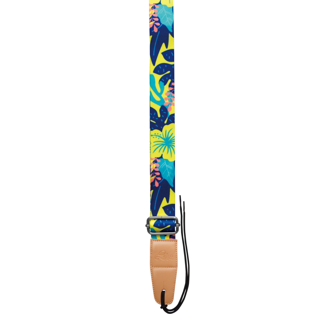 Colourful Ukulele Strap - Tropical Floral Bouquet