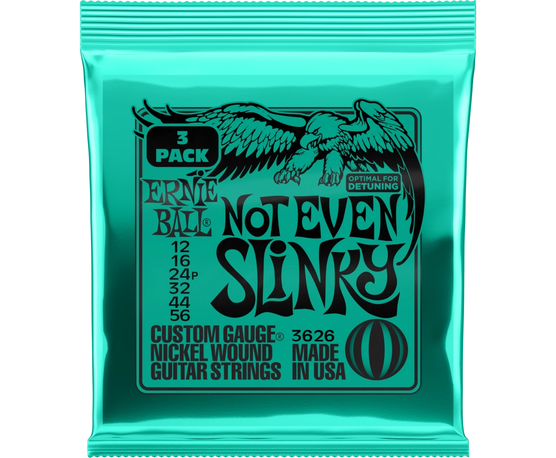 3-Pack Not Even Slinky Electric Strings 12-56