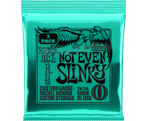 Ernie Ball - 3-Pack Not Even Slinky Electric Strings 12-56