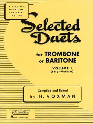Rubank Publications - Selected Duets for Trombone or Baritone