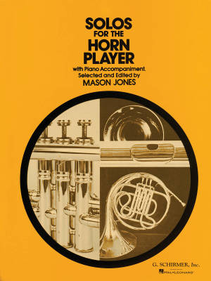 G. Schirmer Inc. - Solos for the Horn Player - Jones - Horn/Piano - Book