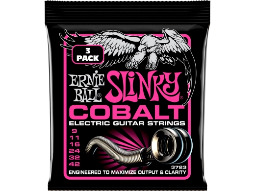 Ernie Ball - Super Slinky Cobalt Electric Strings 9-42 - 3 Pack