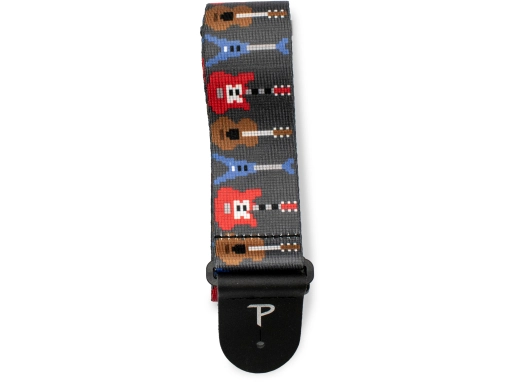 2\'\' Polyester Guitar Strap - Pixel Guitars