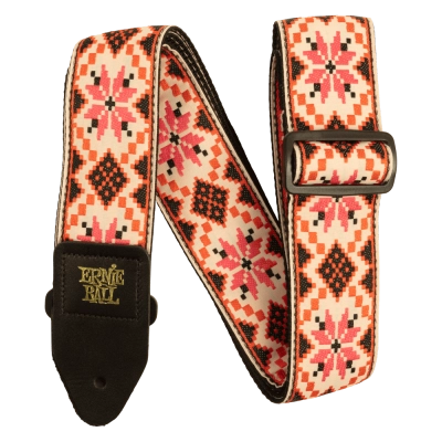 Ernie Ball - Cinnamon Needlepoint Jacquard Strap