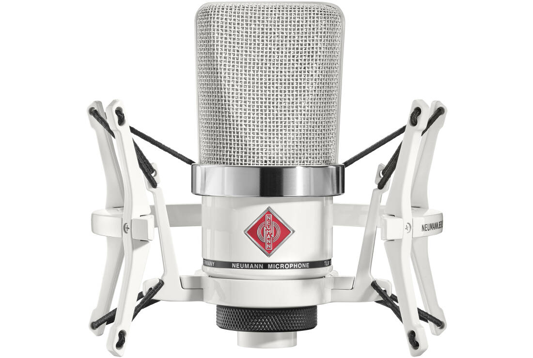 Neumann TLM 102 Studio Set Large Condenser Microphone - White Edition