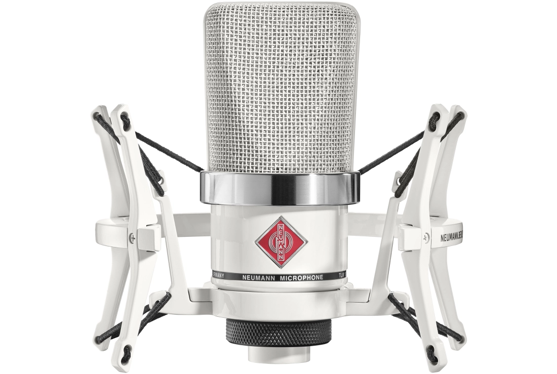 TLM 102 Studio Set Large Condenser Microphone - White Edition