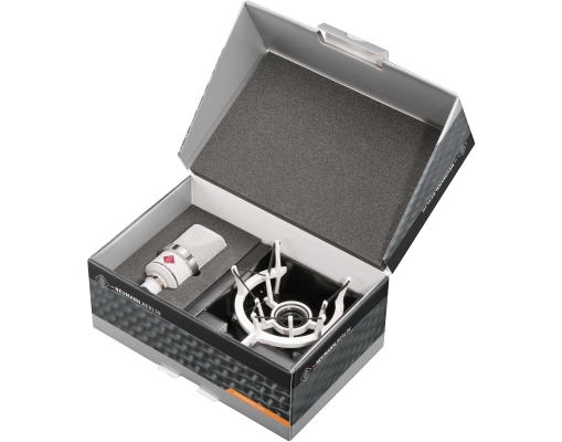 TLM 102 Studio Set Large Condenser Microphone - White Edition