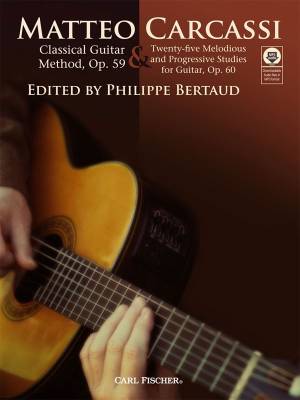 Classical Guitar Method, Op. 59 & Twenty-Five Melodious and Progressive Studies for Guitar, Op. 60 - Carcassi/Bertaud - Book/Audio Online