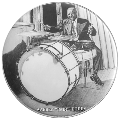 Hudson Music - Drum Legends Drum Heads - Baby Dodds