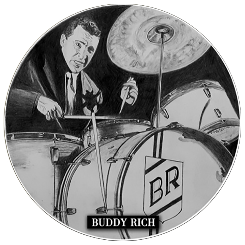 Drum Legends Drum Heads - Buddy Rich