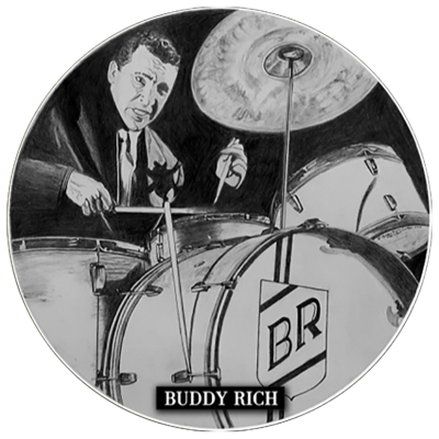 Hudson Music - Drum Legends Drum Heads - Buddy Rich