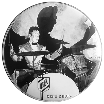 Drum Legends Drum Heads - Gene Krupa
