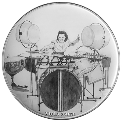Drum Legends Drum Heads - Viola Smith