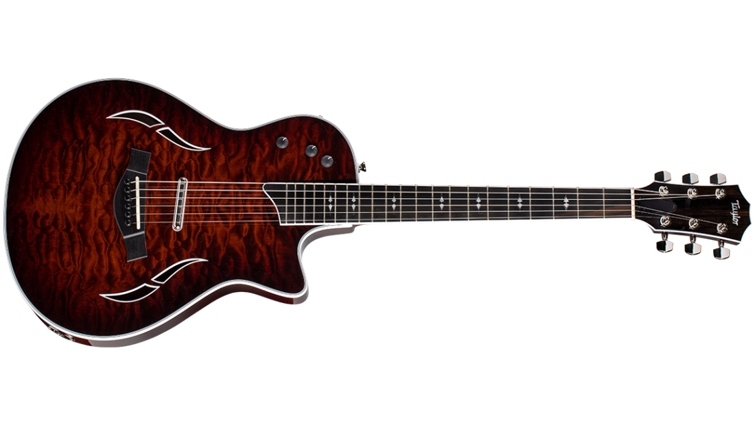 T5z Pro Hollowbody Hybrid Guitar with AeroCase - Molasses Sunburst