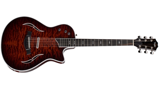 T5z Pro Hollowbody Hybrid Guitar with AeroCase - Molasses Sunburst