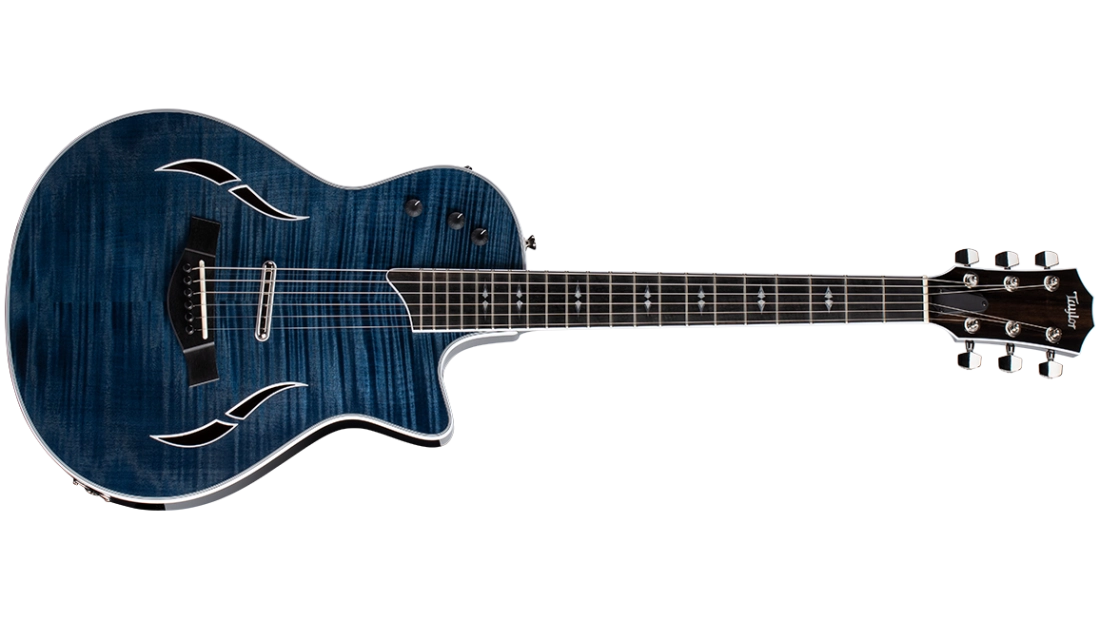 T5z Pro Hollowbody Hybrid Guitar with AeroCase - Pacific Blue