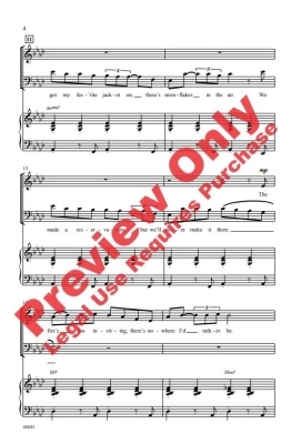 Christmas Valentine - Barnes /Michaelson /Mraz /Beck - SATB