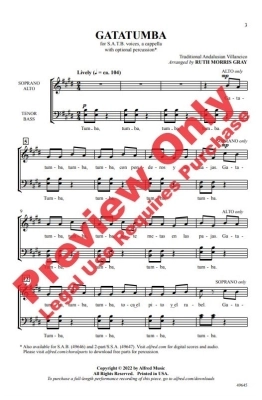 Gatatumba - Spanish/Gray - SATB
