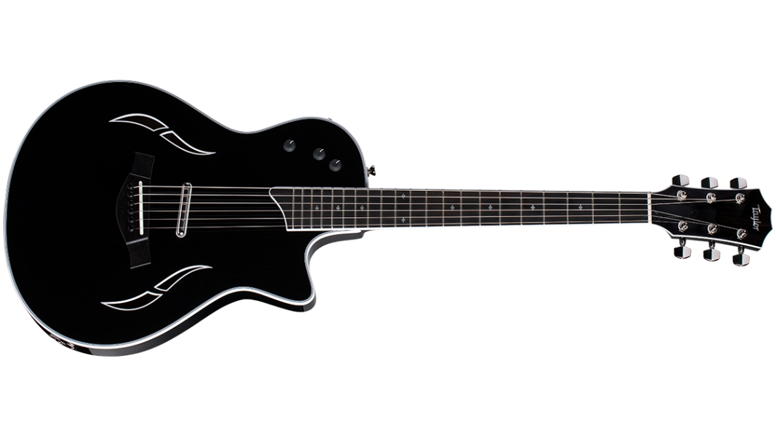T5z Standard Hollowbody Hybrid Guitar with AeroCase - Black