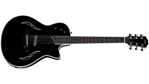 T5z Standard Hollowbody Hybrid Guitar with AeroCase - Black