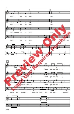 Down by the Riverside - Traditional/Gibson - SATB