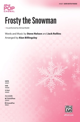 Alfred Publishing - Frosty the Snowman - Nelson /Rollins /Billingsley - SATB