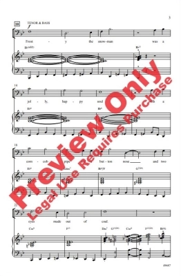 Frosty the Snowman - Nelson /Rollins /Billingsley - SATB