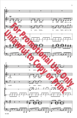 Salaam Aleikum - African Folksong/Farnell - SA(A)B