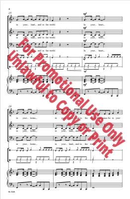 Salaam Aleikum - African Folksong/Farnell - SA(A)B