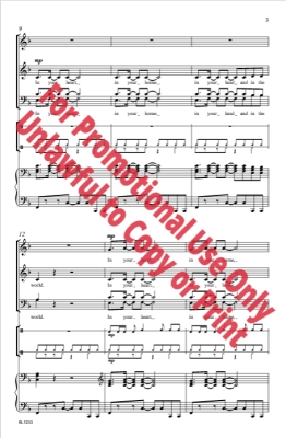 Salaam Aleikum - African Folksong/Farnell - SATB