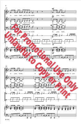 Salaam Aleikum - African Folksong/Farnell - SATB