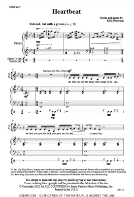 Heartbeat - Pederson - SAB
