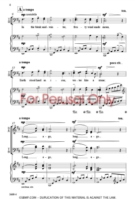 Long Ago (In the Bleak Midwinter) - Rossetti /Holst /Narverud - SATB