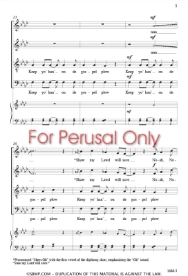 Hold On - Spiritual/Jackson - SATB