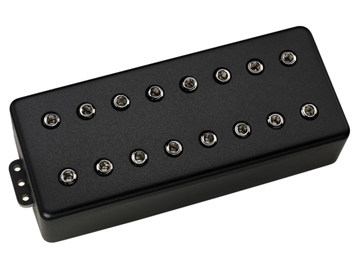 D Activator 8-String Neck Pickup - Black Metal Cover with Nickel Poles