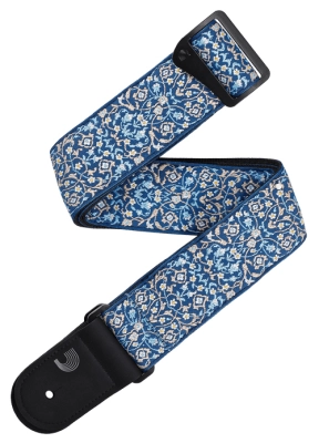 DAddario - Eco-Comfort Persian Woven Guitar Strap - Blue