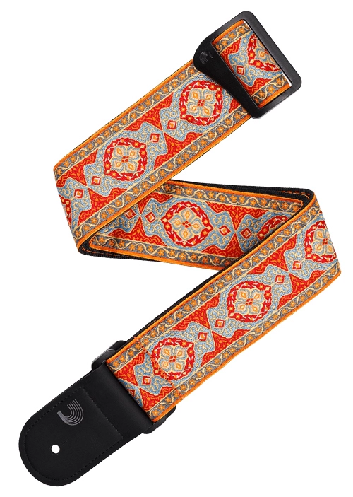 Eco-Comfort Persian Woven Guitar Strap - Yellow