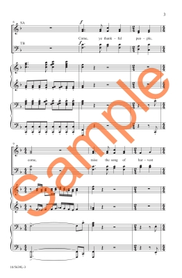 Come, Ye Thankful People, Come - Hayes - SATB
