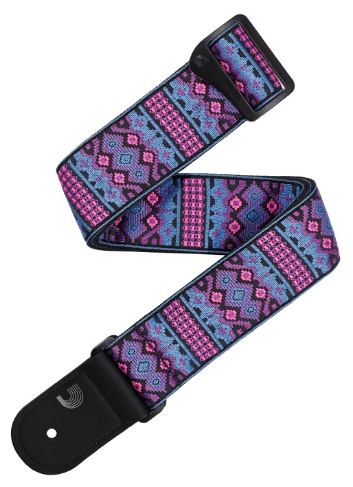 Eco-Comfort Outrun Woven Guitar Strap - Aztec