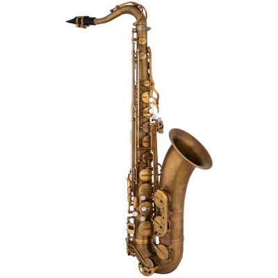Eastman Winds - 52nd Street Tenor Saxophone w/ High F# Key - Aged Unlacquered Brass