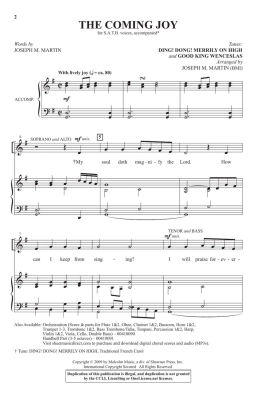 The Coming Joy - Martin - SATB