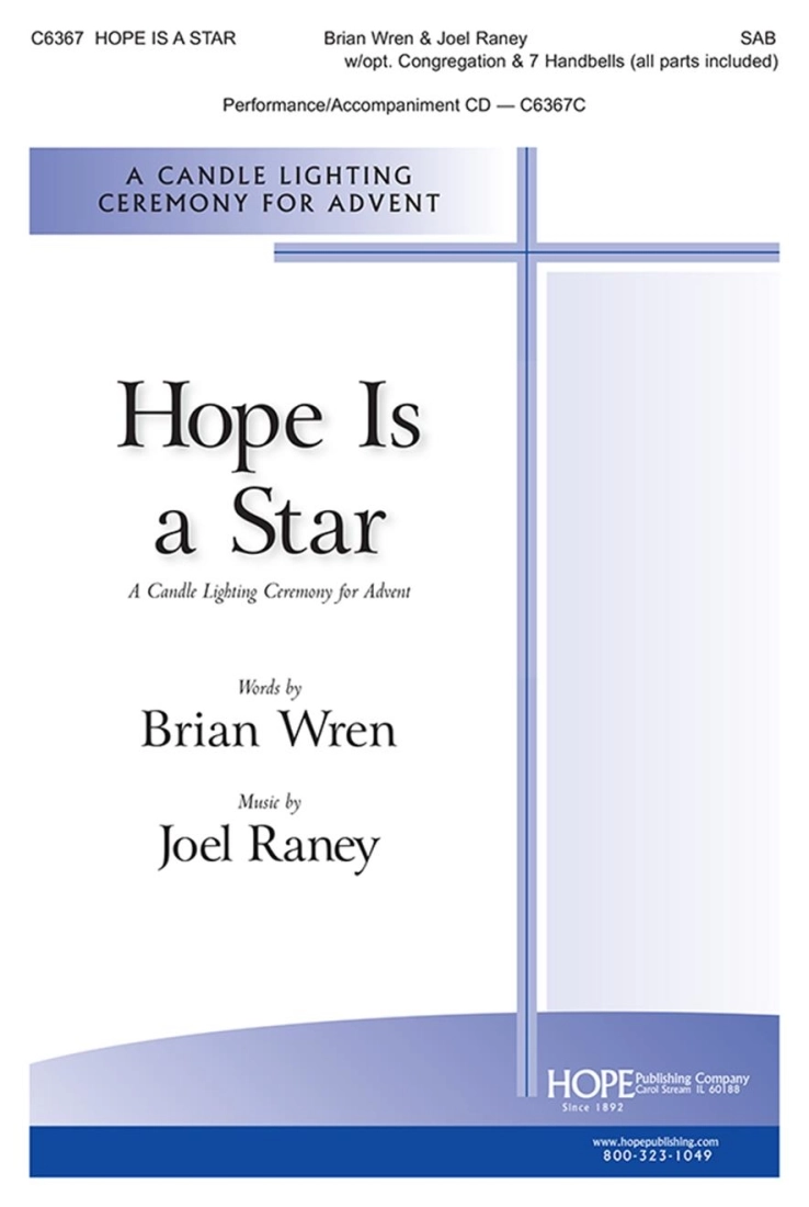 Hope Is a Star: A Candle Lighting Ceremony for Advent - Raney - SAB